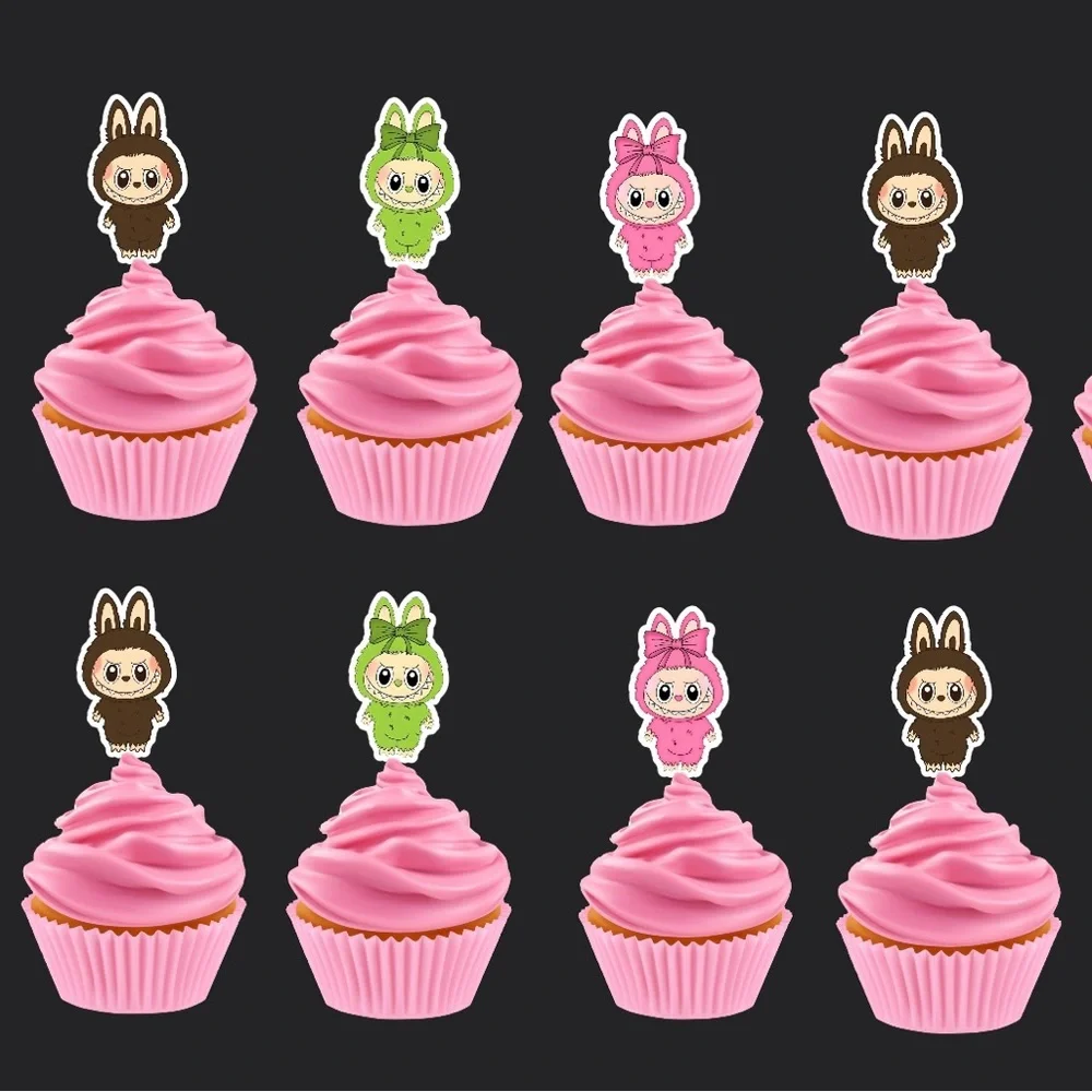 Cute cupcake Characters